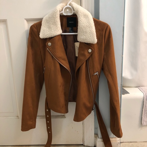 Forever 21 NWT Faux Suede Jacket - Picture 1 of 5